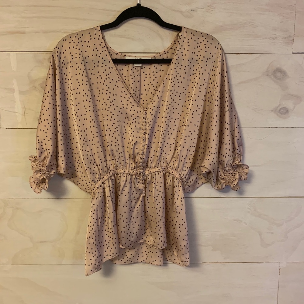 Light punk polka dot blouse
